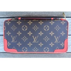 LOUIS VUITTON Monogram Retiro Daily Organizer Red